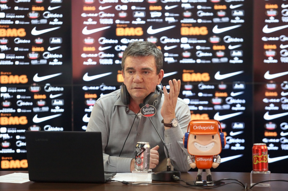 Andrés Sanchez assumiu a presidência do Corinthians em fevereiro de 2018