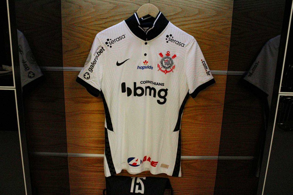 Banco BMG não ocupa mais o espaço de patrocinador máster na camisa do Corinthians