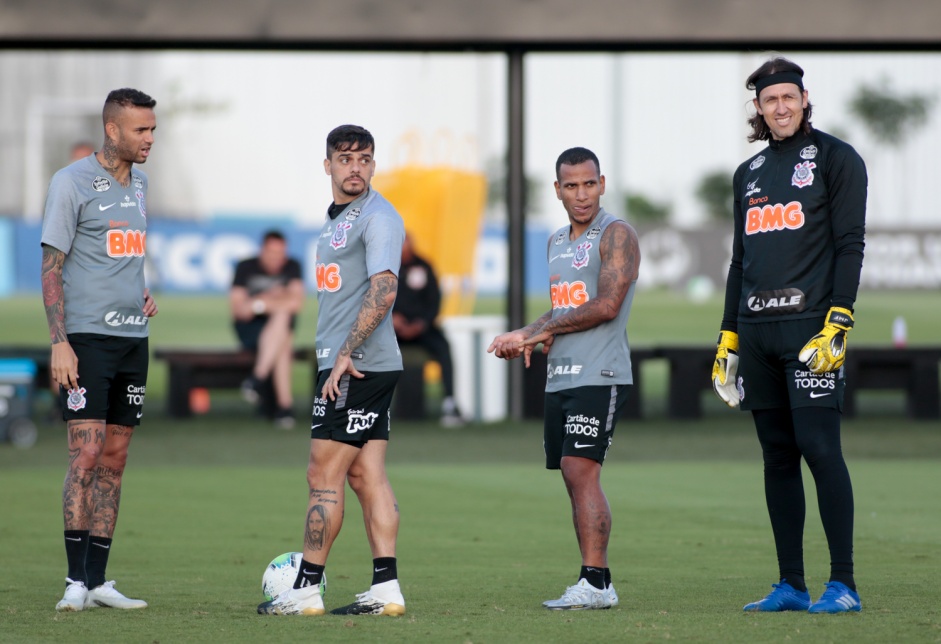 Corinthians treinou na véspera da partida contra o Grêmio