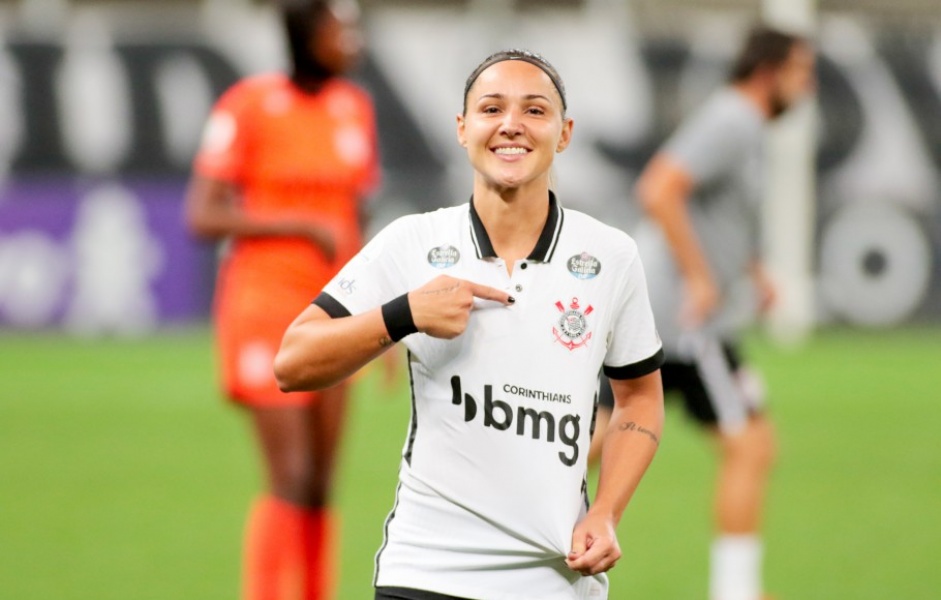 Giovanna Crivelari  artilheira do Corinthians no Campeonato Brasileiro Feminino 2020