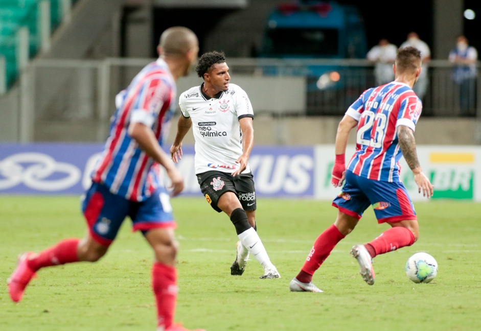 Corinthians perde para o Bahia por 2 a 1 nesta quinta-feira