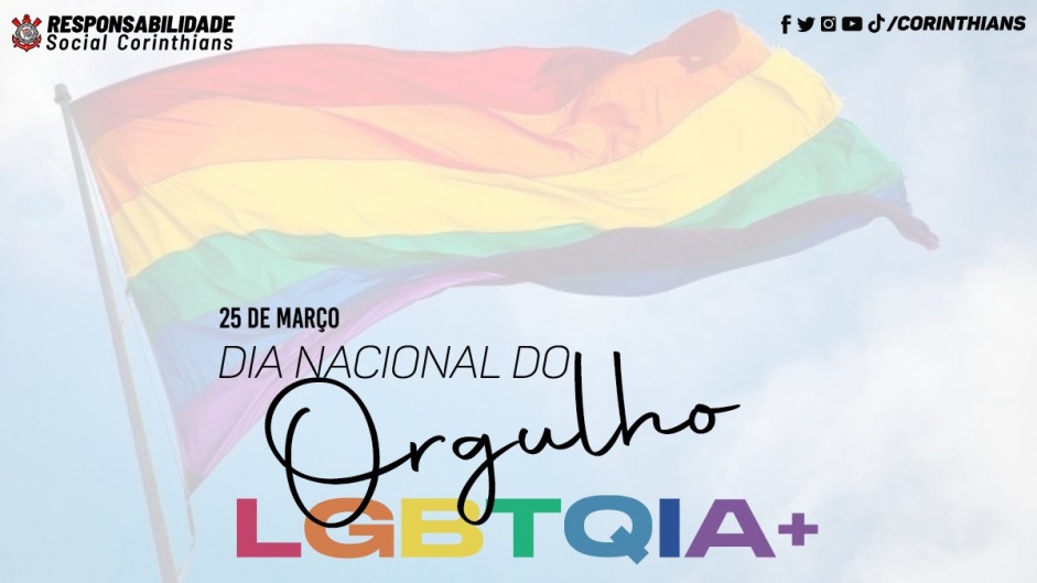 Corinthians fez publicao contra a homofobia e pediu respeito em Dia Nacional do Orgulho LGBTQIA+