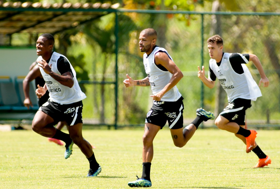 Na manh de ontem, Corinthians treinou no CT Joo Havelange, em Pinheiral, cidade vizinha a Volta Redonda