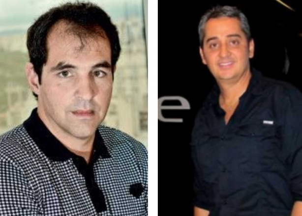 Giuliano Bertolucci e Carlos Leite, dois dos empresários mais influentes do futebol brasileiro; Corinthians deve dinheiro a ambos