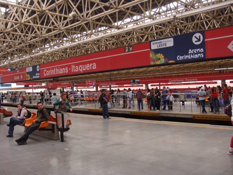 Estação Corinthians-Itaquera pode ganhar um complemento no nome