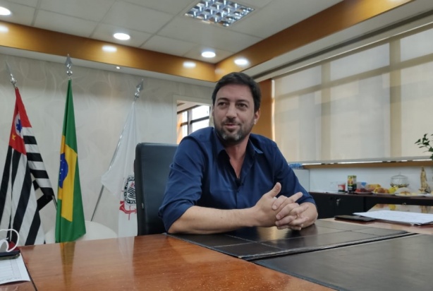 Duilio Monteiro Alves durante entrevista exclusiva ao portal Meu Timão; ex-diretor assumiu a presidência do Corinthians no último dia 4 de janeiro