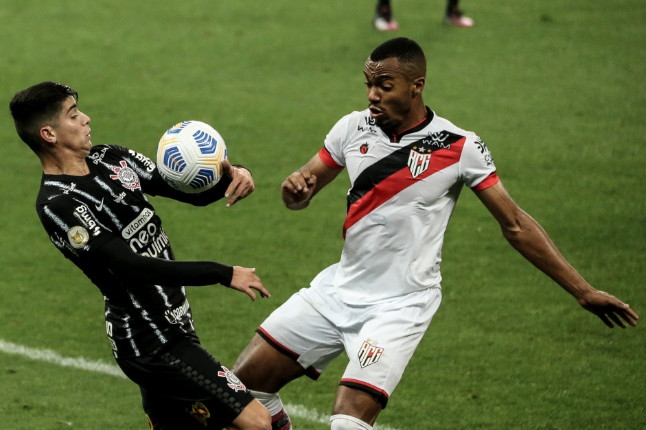 Corinthians no marcou nenhum gol contra o Atltico-GO na Neo Qumica Arena