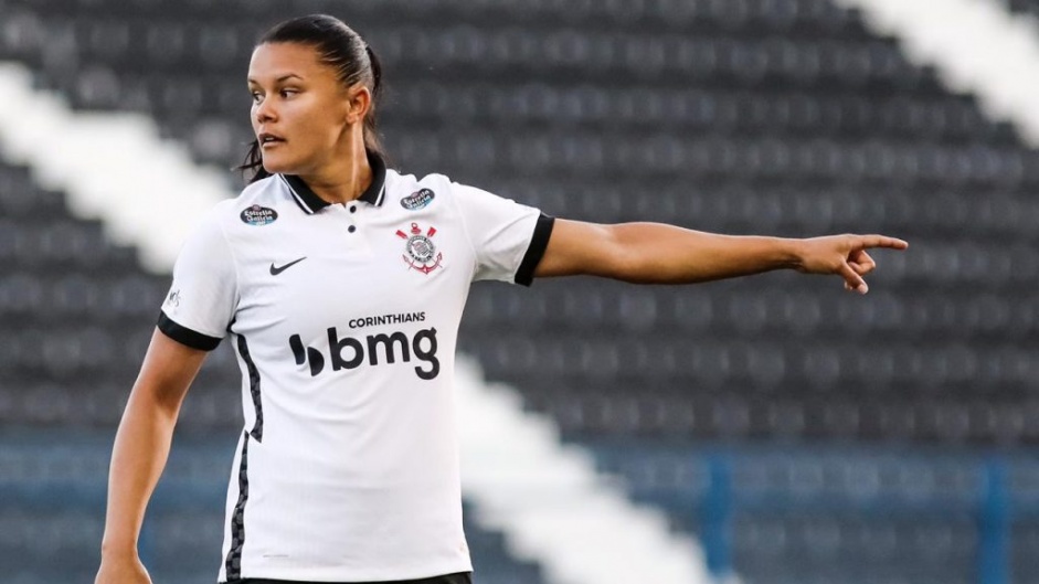 Ex-atacante Pmela atuou pela equipe feminina do Corinthians na temporada 2020