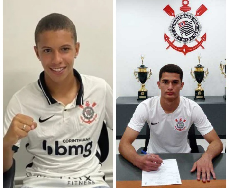 Lateral-direito Vitinho e zagueiro Marcio foram contratados para o Sub-17 do Corinthians