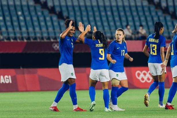 Seleção Feminina empata em jogo com seis gols nos Jogos Olímpicos