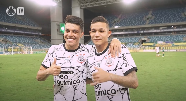 Dupla da base, Roni e Adson marcaram para dar a vit�ria ao Corinthians contra o Cuiab�