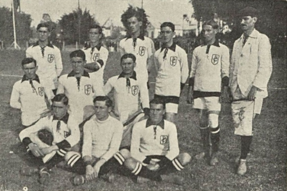Elenco do Corinthians que enfrentou o Torino em 1914