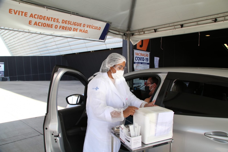 Neo Qumica Arena distribuiu mais 82 doses de vacina contra a Covid-19 nesta tera-feira