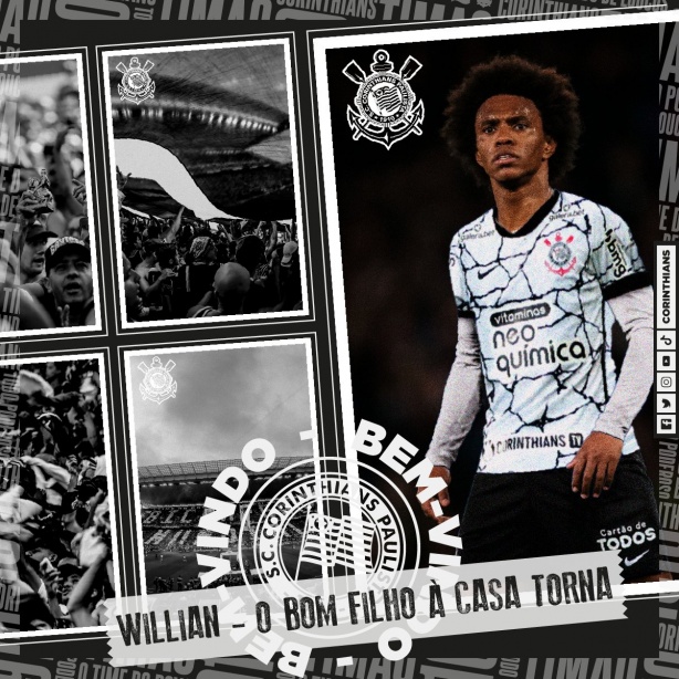 Willian � o novo refor�o do Corinthians para a temporada