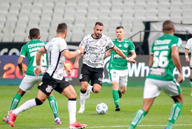 Renato Augusto durante a partida do Corinthians nesta ter�a-feira, na Neo Qu�mica Arena