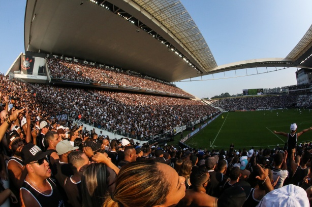 Est�dio do Corinthians est� pr�ximo de ter 100% da capacidade novamente