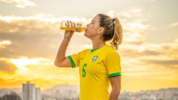 Tamires foi anunciada como nova embaixadora global da Gatorade