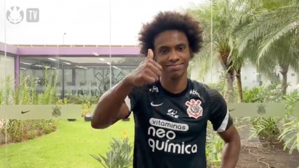 Willian falou sobre a import�ncia da volta da torcida ao jogos do Corinthians