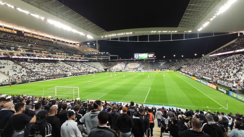 Redes sociais do Corinthians tiveram alcance acima da mdia no dia do retorno da torcida  Neo Qumica Arena