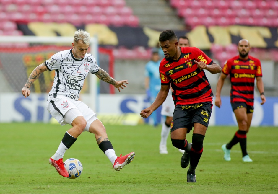 Rger Guedes fez sua stima partida pelo Corinthians neste sbado, contra o Sport