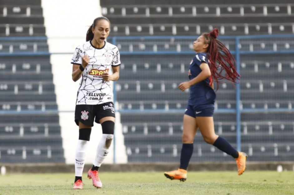 Adriana marca duas vezes e Corinthians confirma melhor campanha na primeira fase do Paulisto Feminino 2021