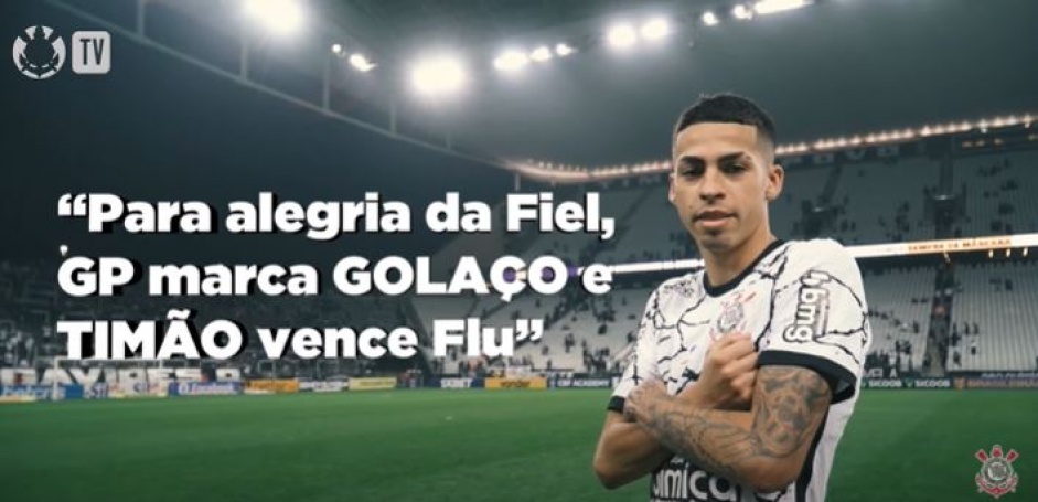 Gabriel Pereira marcou o nico gol da vitria contra o Fluminense