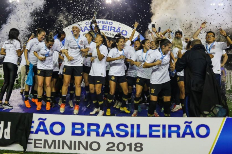 Corinthians conquistou o primeiro ttulo do Brasileiro Feminino h trs anos; equipe  tricampe da competio