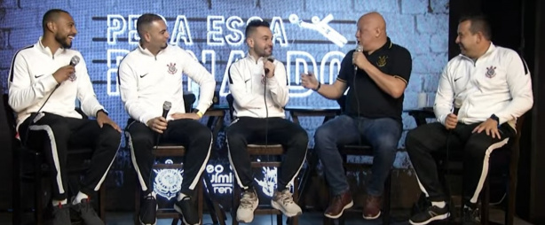 L�, �der Lima, Deives e Andr� Bi� foram os convidados do programa "Pega Essa, Ronaldo" da �ltima ter�a-feira