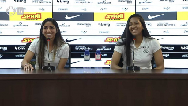 Katiuscia e Kemelli falaram sobre o reencontro com a Fiel no pr�ximo domingo