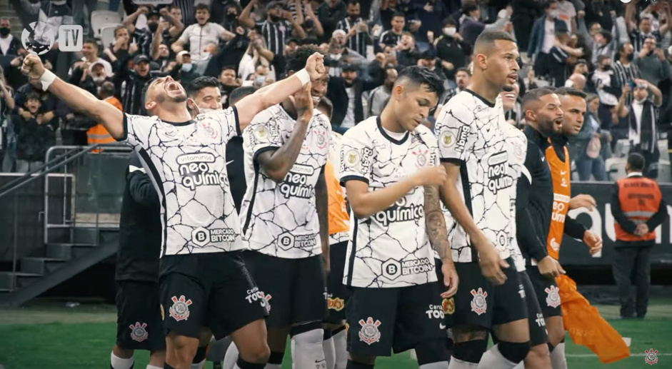 Corinthians divulgou vdeo dos bastidores da vitria contra a Chapecoense