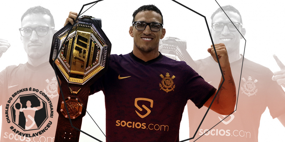 O atual campeo do UFC na categoria peso leve  o novo embaixador do Corinthians nos esportes de luta
