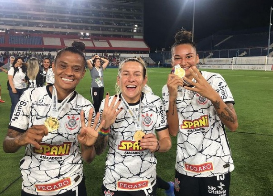 Trio chegou a quatro ttulos de Libertadores