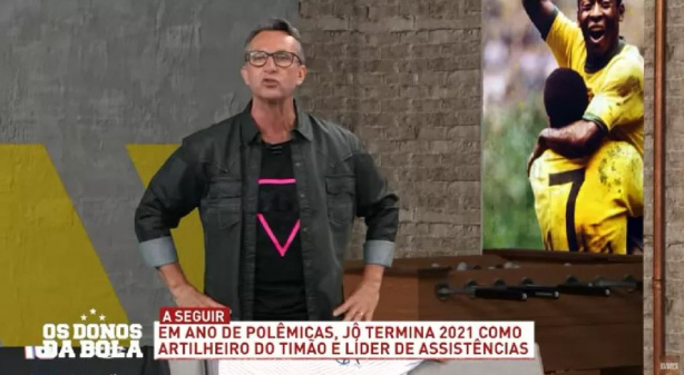 Neto criticou Jô e cobrou posicionamento da diretoria do Corinthians sobre sumiço do jogador; camisa 77 tem contrato até o final de 2023