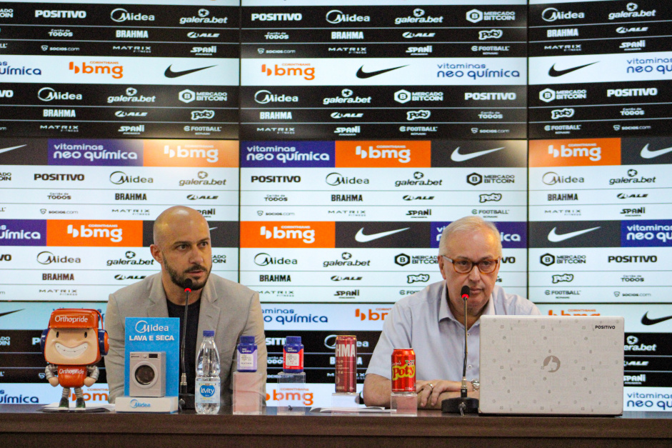 Roberto de Andrade e Alessando falaram sobre o elenco do Corinthians para 2022