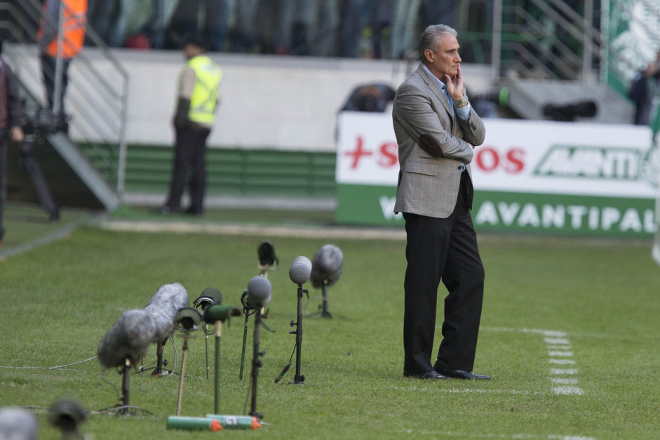 Tite comandou o Corinthians pela ltima vez em clssico contra o Palmeiras no ano de 2016