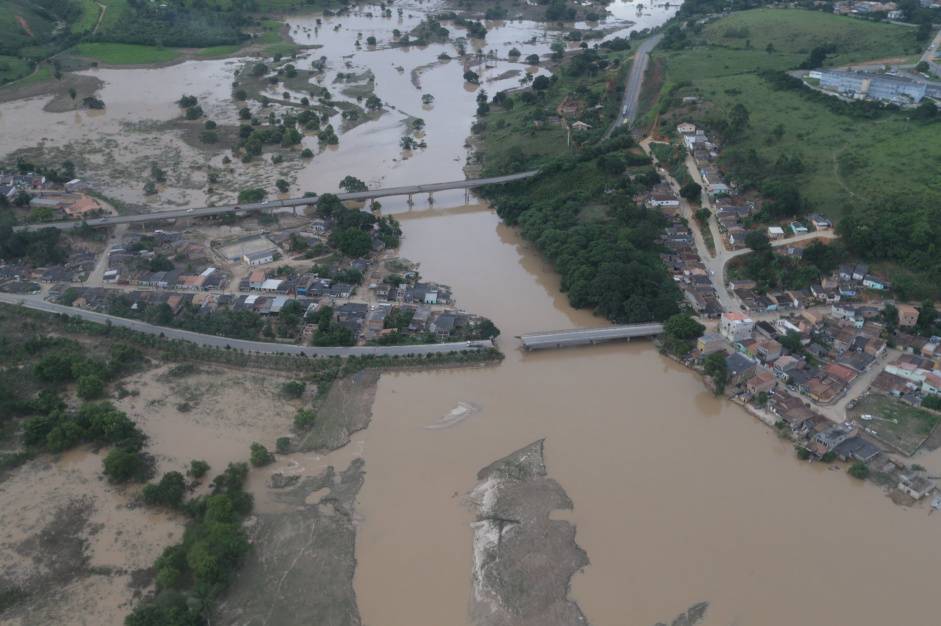 O estado da Bahia enfrenta dificuldades causadas por pancadas de chuvas