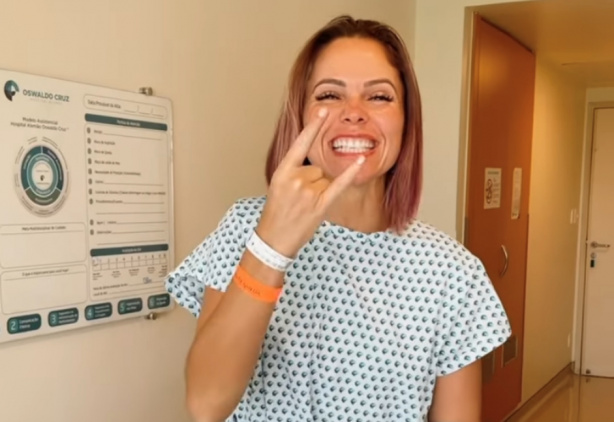 Erika segue no hospital e deve receber alta neste sábado