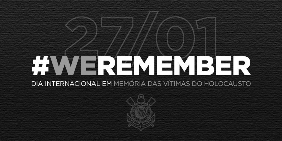 Publicação do Corinthians foi feita em memória das vítimas de uma das maiores tragédias da humanidade