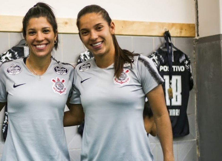 Paulinha e Millene foram duas das atletas j repatriadas pelo Corinthians