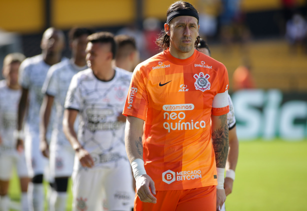 Cássio foi titular do Corinthians neste domingo diante do Novorizontino