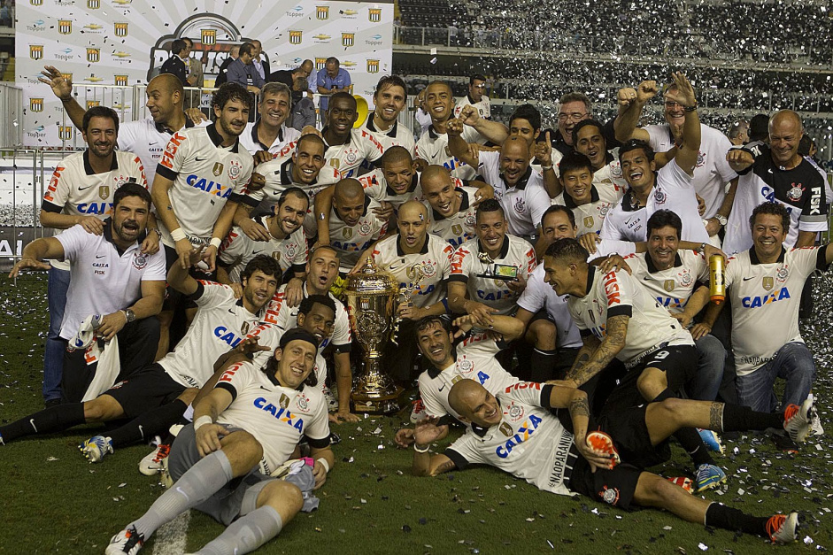 O Corinthians venceu o Santos na final do Paulisto 2013 pelo placar agregado de 3 a 2