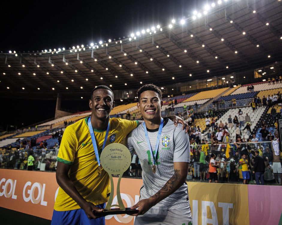 Robert Renan e Kau foram campees com a Seleo Brasileira Sub-20 neste domingo