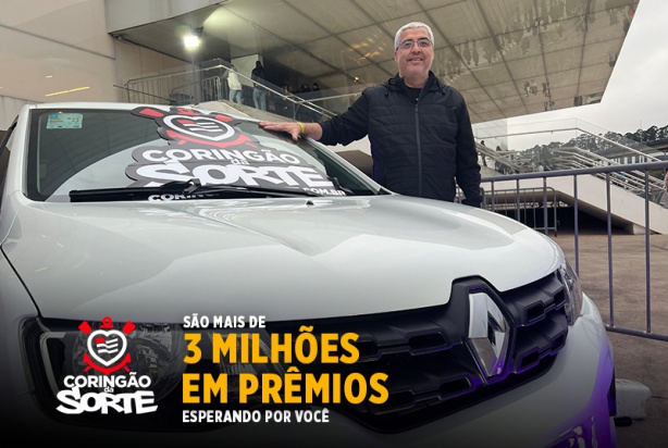 Torcedor do Corinthians ganha carro 0 km atrav�s do Coring�o da Sorte