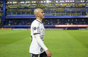 Fábio Santos foi titular do Corinthians em cinco dos seis jogos da Libertadores 2022 até o momento