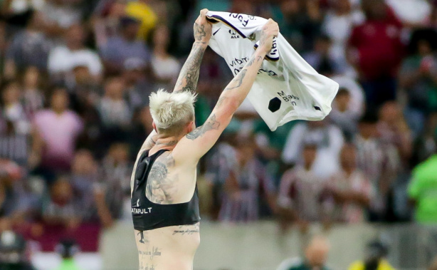 Róger Guedes durante a semifinal do Campeonato Paulista de 2022