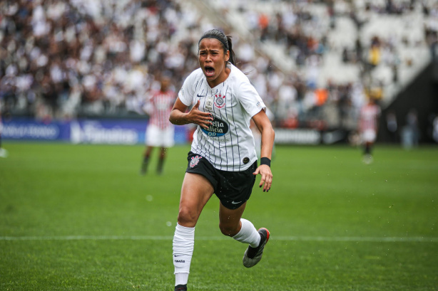 Vic Albuquerque abriu o placar na vit�ria do Corinthians na final do Paulista Feminino de 2019