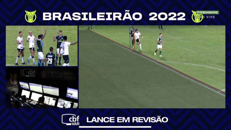 VAR chegou a ver lance "100% legal" em gol anulado do Corinthians
