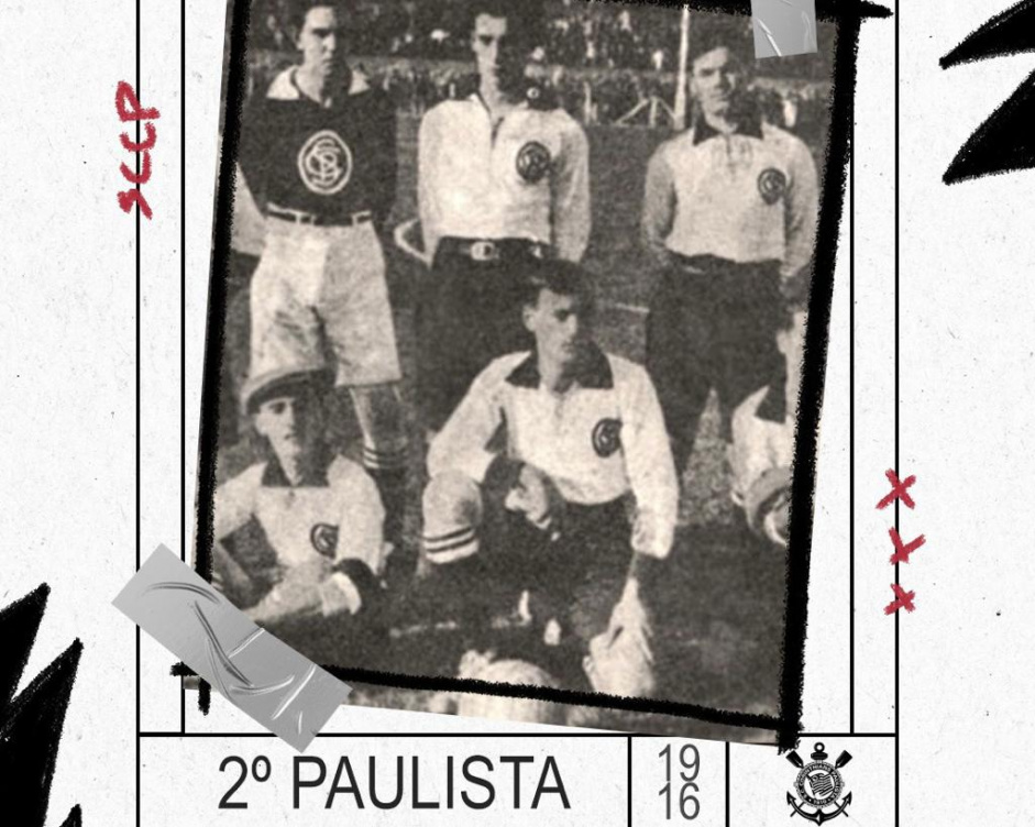 Corinthians conquistou segundo Paulista em 1916