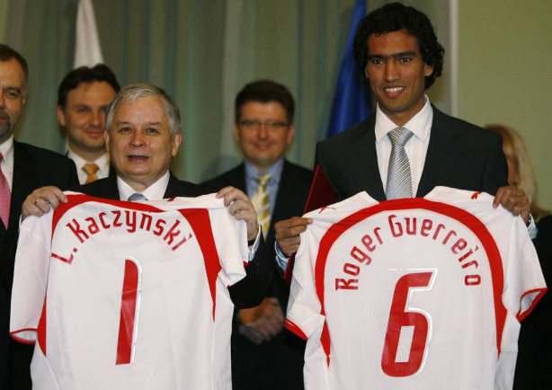 Roger Guerreiro marcou o nome na história da seleção da Polônia