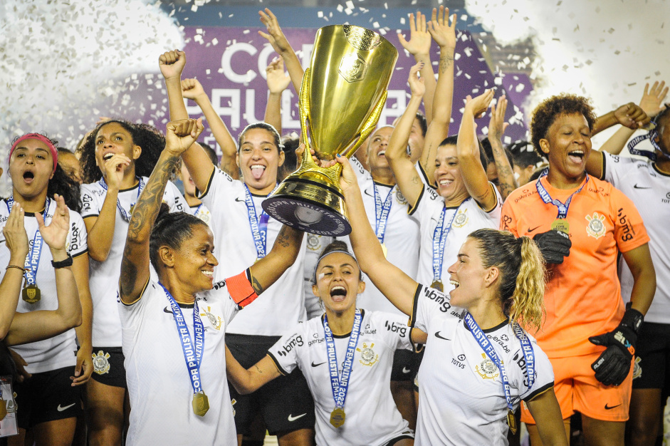 Corinthians campeão da Copa Paulista feminina 2022. 